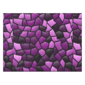 Paarse mozaïektablet tafelkleed (Voorkant (Horizontaal))