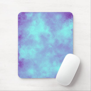 Paarse muis met cloudeffect muismat