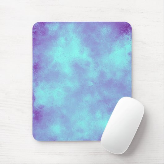 Paarse muis met cloudeffect muismat (Met muis)