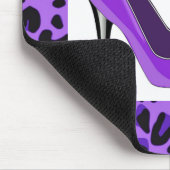 Paarse Muismat met hoge hiel (Hoek)