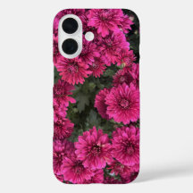 Paarse Mums iPhone 16 Hoesje