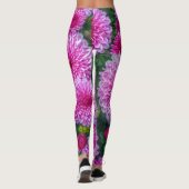 Paarse Mums Leggings (Achterkant)