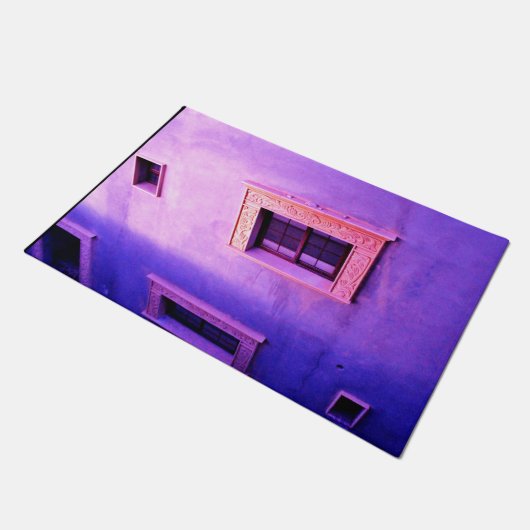 Paarse muur deurmat (Schuin)