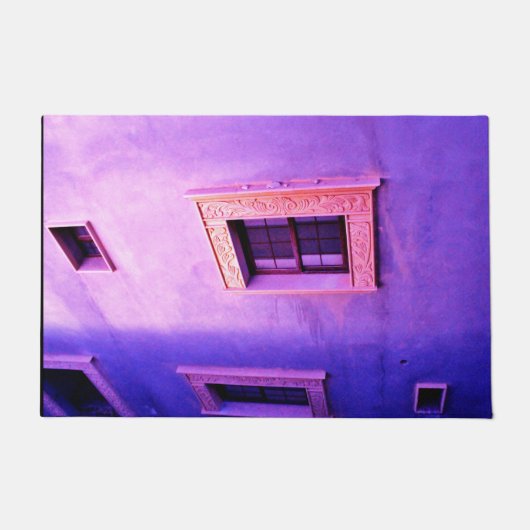 Paarse muur deurmat (Voorkant)