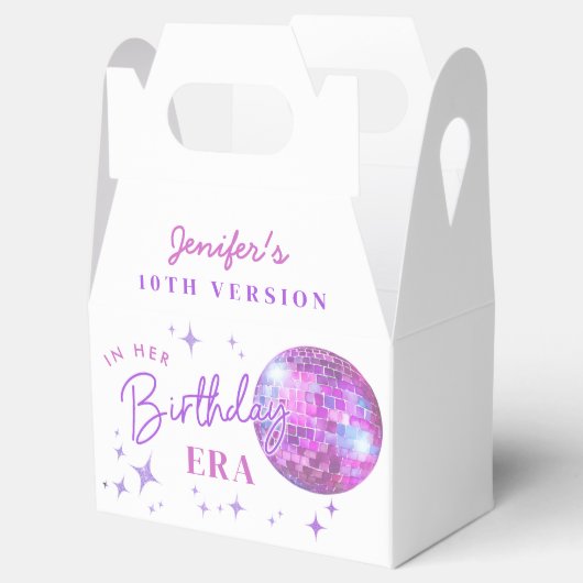 Paarse muziek in mijn verjaardagstijd bedankdoosjes (Geopend)