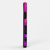 Paarse muziekluidsprekers Case-Mate iPhone case (Achterkant/rechts)