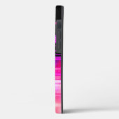 Paarse muziekluidsprekers Hoesje-Mate iPhone draag Case-Mate iPhone Case (Achterkant / Links)