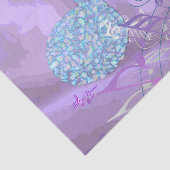 Paarse Muzieknoten Abstract weefselpapier/één vel Tissuepapier (Detail)