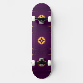 Paarse mysterie persoonlijk skateboard