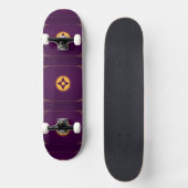 Paarse mysterie persoonlijk skateboard (Voorkant)