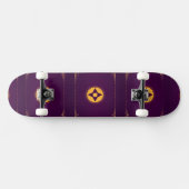 Paarse mysterie persoonlijk skateboard (Horizontaal)