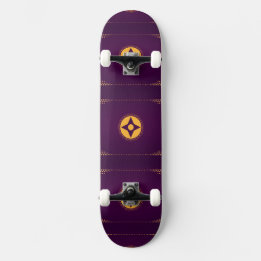 Paarse Mysticus Persoonlijk Skateboard