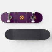 Paarse Mysticus Persoonlijk Skateboard (Horizontaal)
