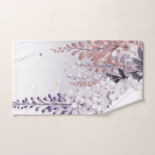 Paarse mystieke Wisteria Drift Bad Handdoek (Handdoek)