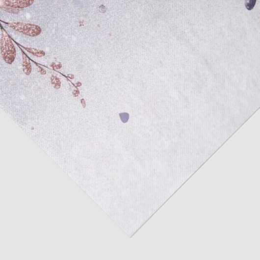 Paarse mystieke Wisteria Drift Tissuepapier (Detail)