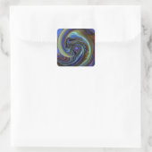 Paarse N Gold Dream Catcher Abstracte Stickers (Tas)