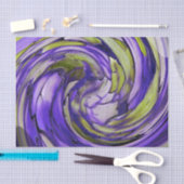 Paarse N Limoen Abstracte Kunst Tissuepapier (Craft)