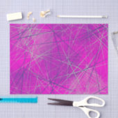 Paarse n roze Abstracte netwerklijnen Tissuepapier (Craft)