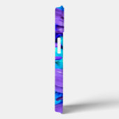 Paarse N Turquoise Bouquet iPad Case (Achterkant / Rechts)