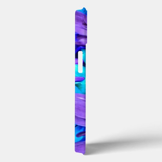 Paarse N Turquoise Bouquet iPad Case (Achterkant / Rechts)