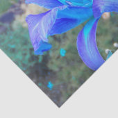 Paarse N Turquoise Daylily Tissuepapier (Detail)