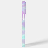 Paarse naam holografische pastel regenboog kleuren Case-Mate iPhone case (Achterkant / Rechts)