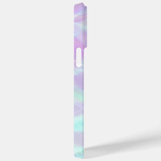 Paarse naam holografische pastel regenboog kleuren Case-Mate iPhone case (Achterkant / Rechts)