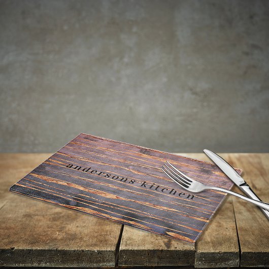 Paarse naam marmer roos gold modern snijplank