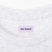 Paarse Naamlabels voor Kinderkleding School Labels (Aangebracht)