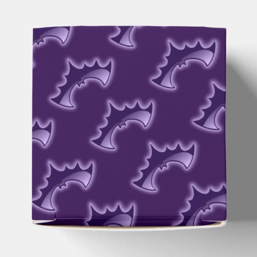 Paarse nachtveetsenbeugel bedankdoosjes (Bovenkant)