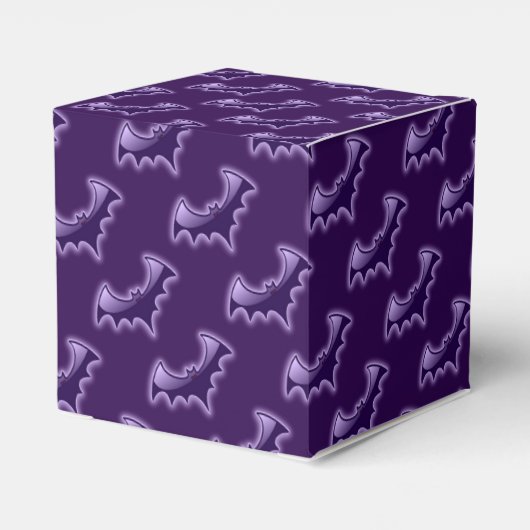 Paarse nachtveetsenbeugel bedankdoosjes (Achterkant)