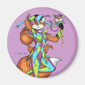 Paarse nar magneet (Voorkant)