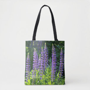 Paarse Native Minnesota Lupine Tote Bag