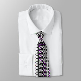 Paarse Native Sun en Rain Tie Stropdas