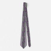 Paarse Native Sun en Rain Tie Stropdas (Voorkant)