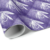 "Paarse natte" forel- en vulpapier Cadeaupapier (Rol Hoek)
