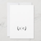 Paarse natuur film poster bruiloft foto save the date (Achterkant)