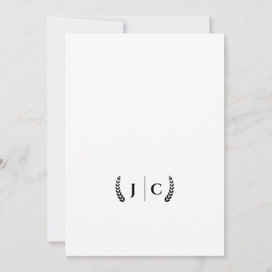 Paarse natuur film poster bruiloft foto save the date (Achterkant)