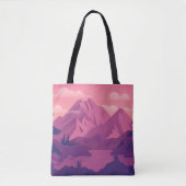 Paarse Natuur Tote Bag (Voorkant)