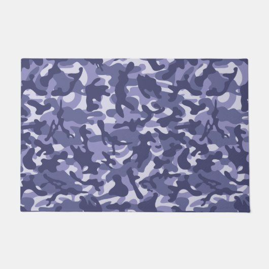 Paarse Navy Camouflage Deurmat (Voorkant)