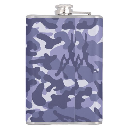 Paarse Navy Camouflage Heupfles (Achterkant)