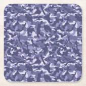 Paarse Navy Camouflage Kartonnen Onderzetters (Voorkant)