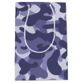 Paarse Navy Camouflage Medium Cadeauzakje (Voorkant)