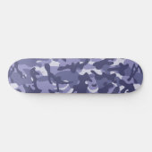 Paarse Navy Camouflage Persoonlijk Skateboard (Horizontaal)