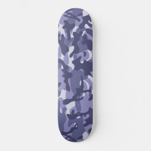 Paarse Navy Camouflage Persoonlijk Skateboard