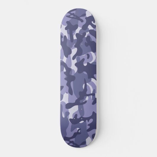 Paarse Navy Camouflage Persoonlijk Skateboard (Voorkant)