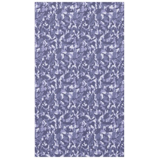 Paarse Navy Camouflage Tafelkleed (Voorkant)