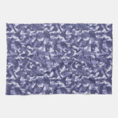 Paarse Navy Camouflage Theedoek (Horizontaal)