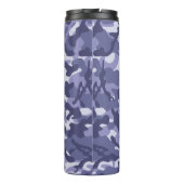 Paarse Navy Camouflage Thermosbeker (Achterkant)