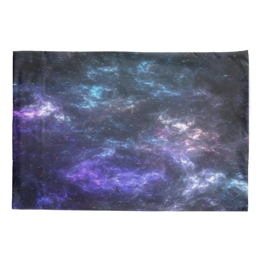 Paarse Nebula Galaxy Pillow Hoesjes Kussensloop (Achterkant-Links)